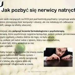 Jak pokonać nerwicę natręctw? Leczenie farmakologiczne i psychoterapia pomagają odzyskać kontrolę nad myślami i zachowaniem.
