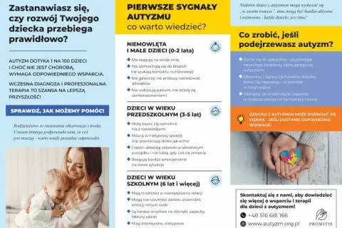 Pierwsze sygnały spektrum autyzmu u dzieci w różnym wieku. Wczesna diagnoza i wsparcie dają szansę na lepszą przyszłość.