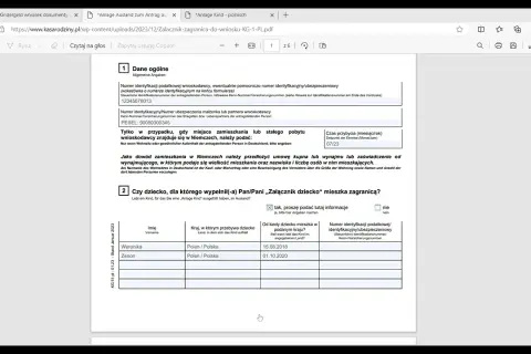 Jak wypełnić wniosek o zasiłek rodzinny w Niemczech - wzór i porady