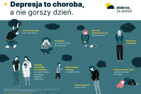 Depresja to choroba, nie gorszy dzień. Jak walczyć z depresją? Wymaga konsultacji, można ją leczyć lekami. Nie jest wyborem.
