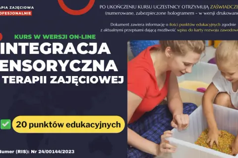 Szkolenia integracja sensoryczna - kompleksowa oferta dla specjalistów