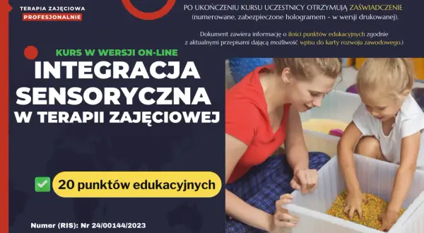 Szkolenia integracja sensoryczna - kompleksowa oferta dla specjalistów